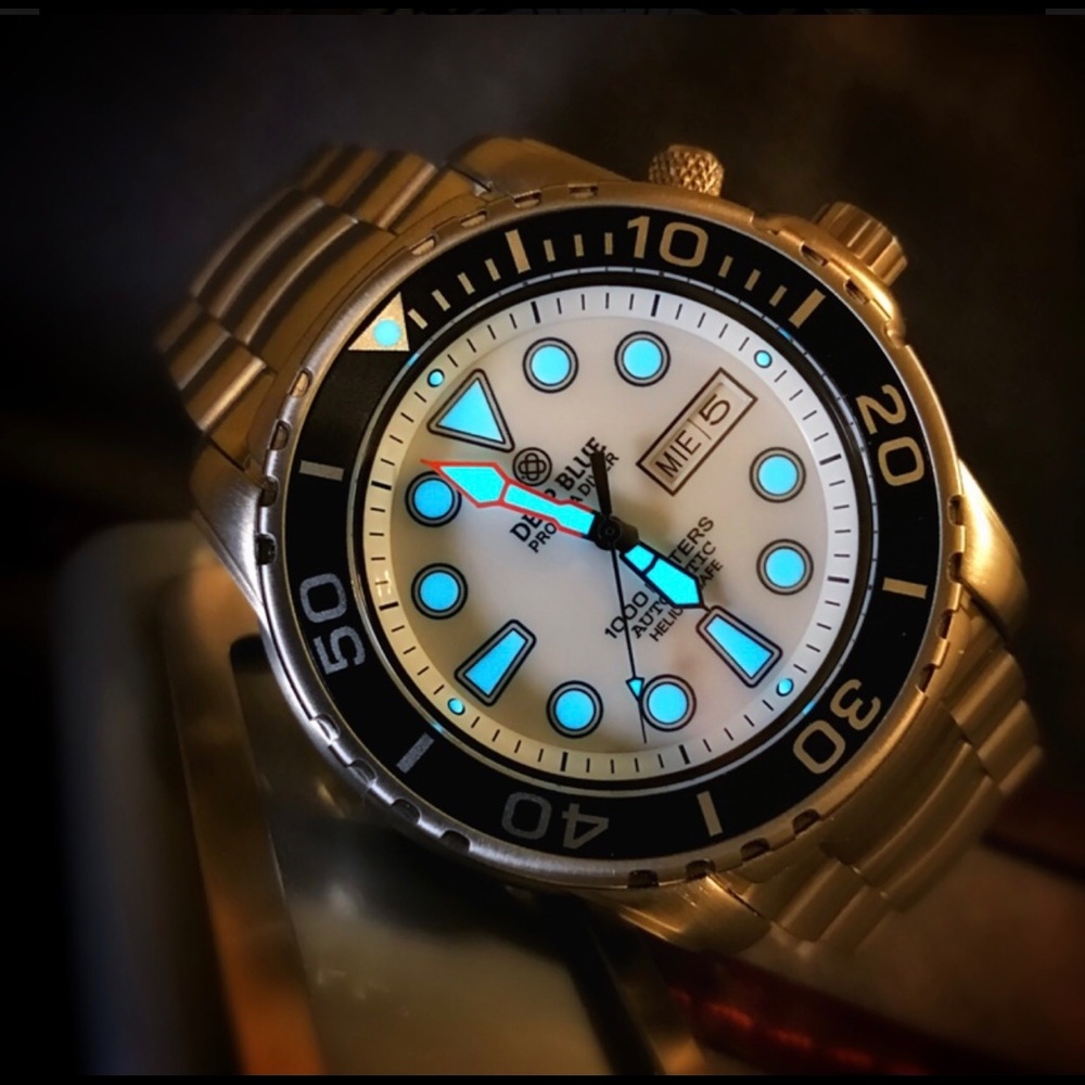 Deep Blue 45mm ProSeaDiver Automatic Diver’s Watch